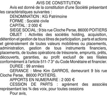 Contenu publication