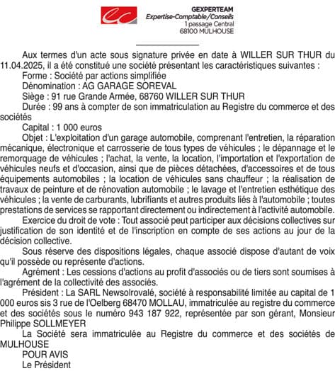 Contenu publication