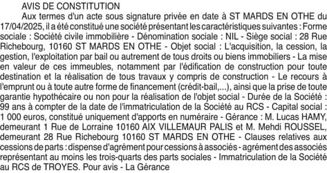 Contenu publication