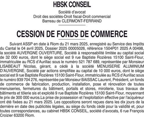 Contenu publication