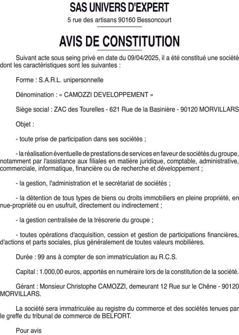 Contenu publication