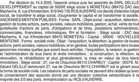 Contenu publication