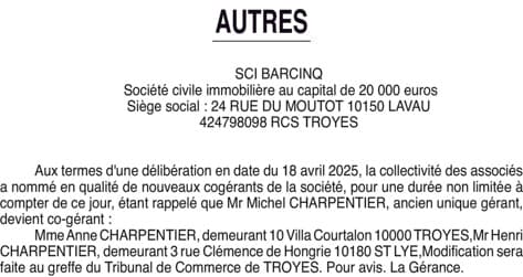 Contenu publication