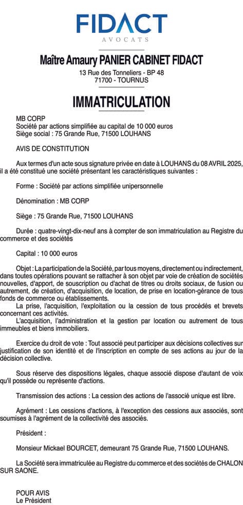Contenu publication