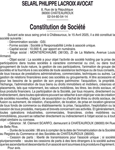 Contenu publication