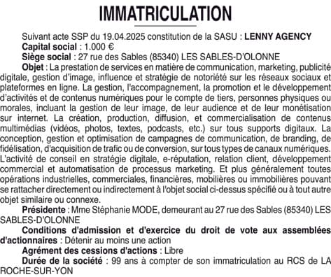 Contenu publication