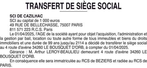 Contenu publication