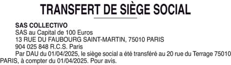 Contenu publication