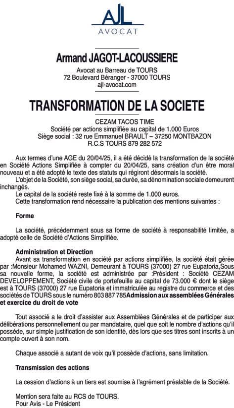 Contenu publication
