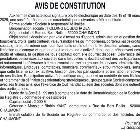Contenu publication