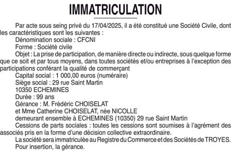 Contenu publication