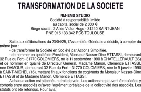 Contenu publication