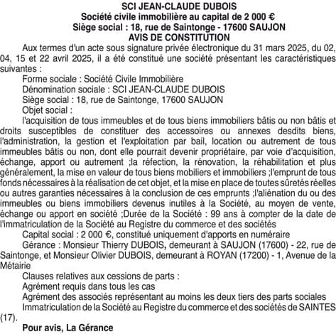 Contenu publication