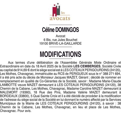 Contenu publication
