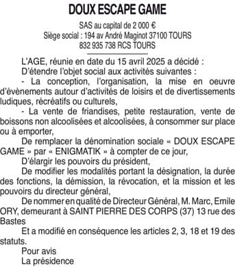 Contenu publication