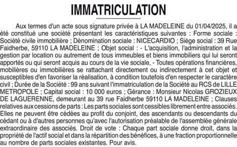 Contenu publication