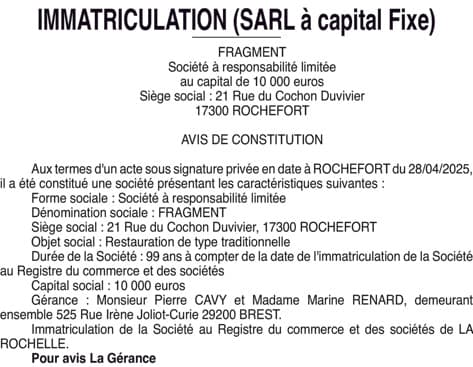 Contenu publication