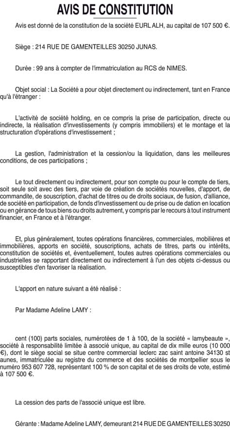 Contenu publication