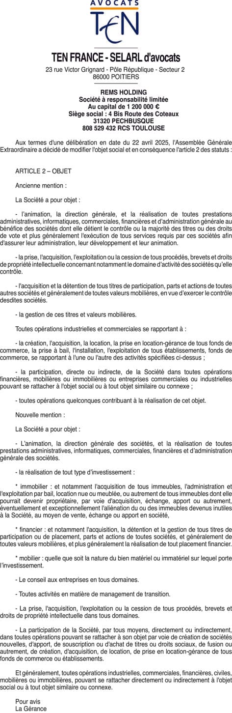 Contenu publication