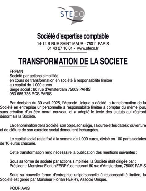 Contenu publication