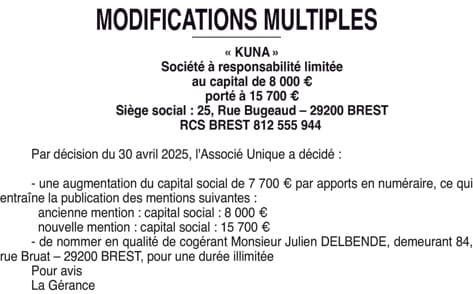 Contenu publication