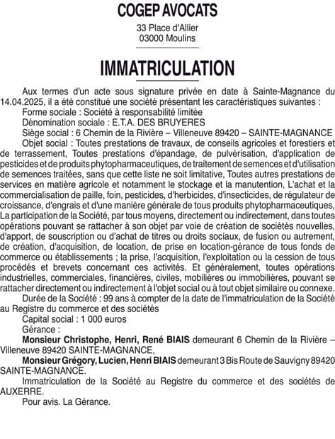 Contenu publication
