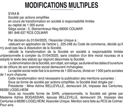 Contenu publication