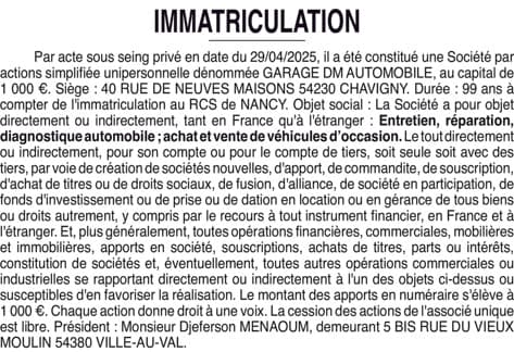 Contenu publication