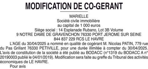 Contenu publication