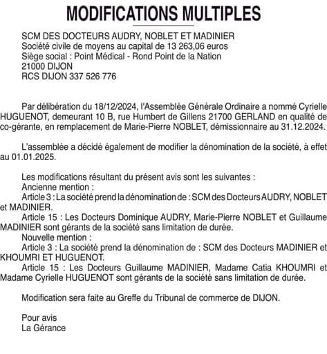 Contenu publication