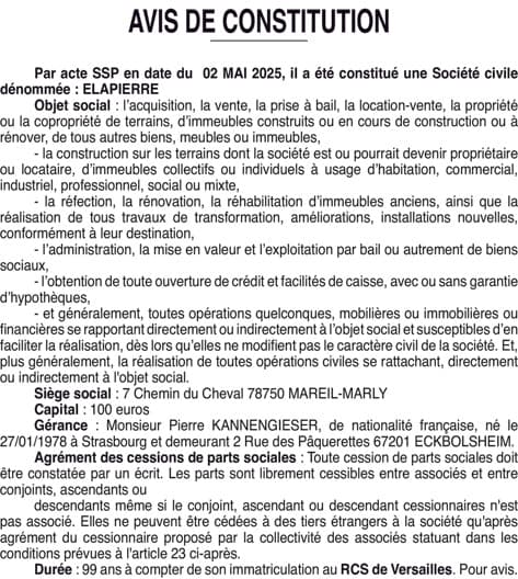 Contenu publication