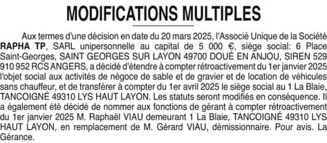 Contenu publication