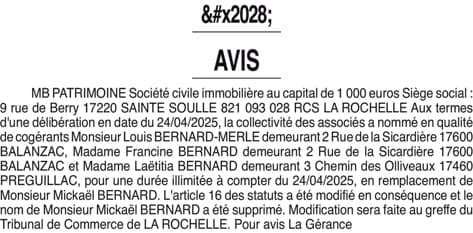 Contenu publication