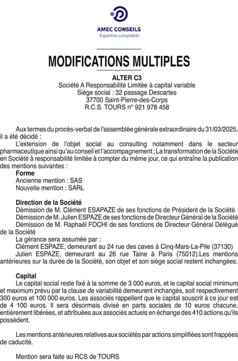 Contenu publication