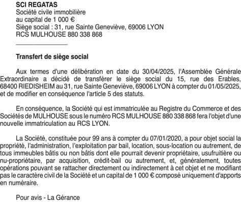 Contenu publication