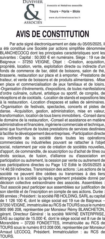 Contenu publication