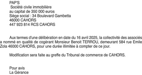 Contenu publication