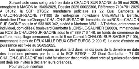 Contenu publication