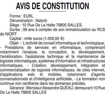 Contenu publication