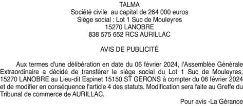 Contenu publication