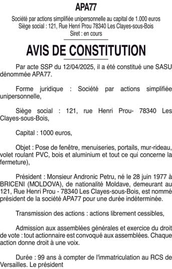 Contenu publication