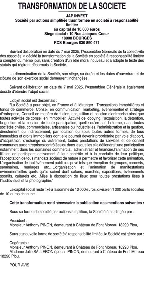 Contenu publication
