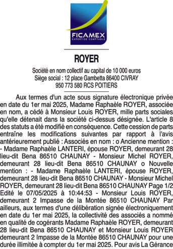 Contenu publication