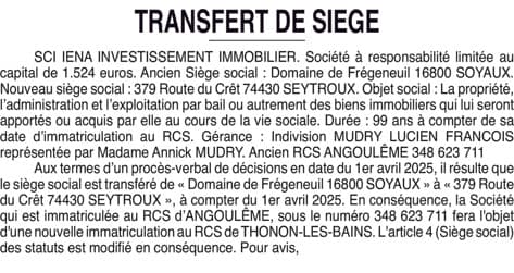 Contenu publication