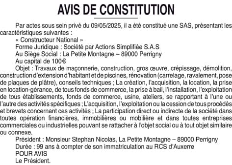 Contenu publication