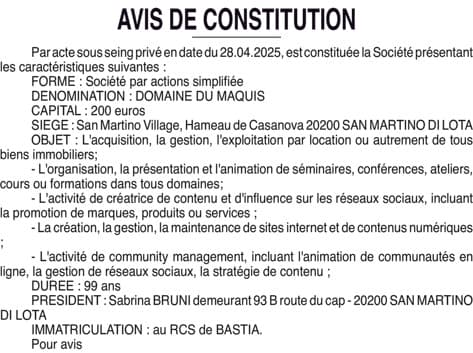 Contenu publication