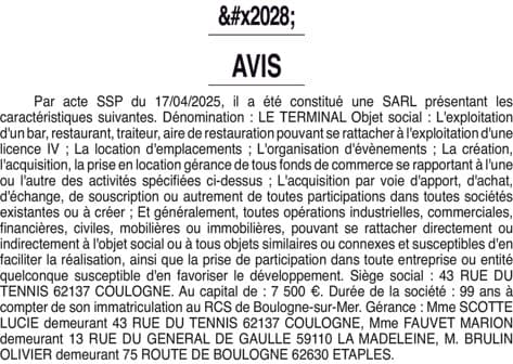 Contenu publication