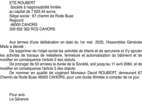 Contenu publication