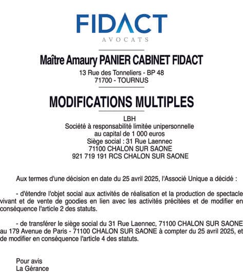 Contenu publication