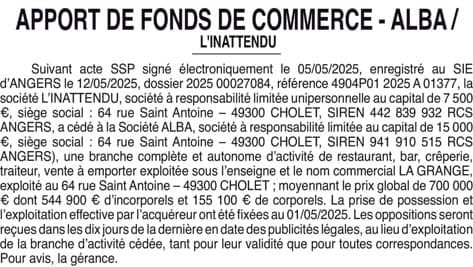 Contenu publication